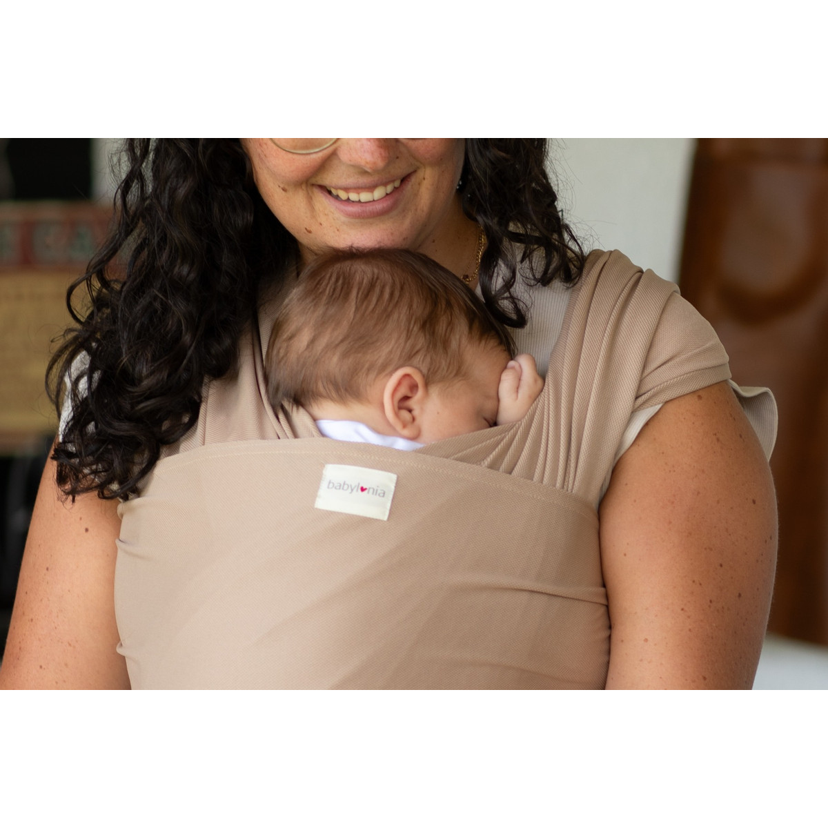 Babylonia Tricot-Slen Cool Nougatine Draagdoek
