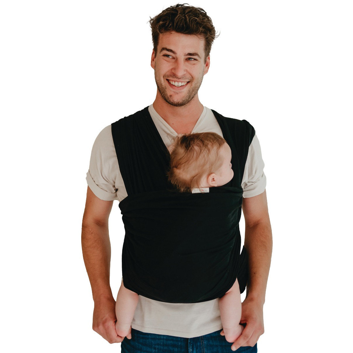 Babylonia Tricot-Slen Organic Black Draagdoek