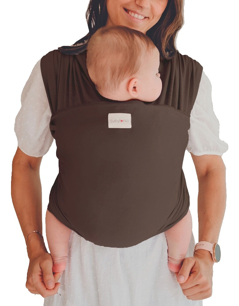 Babylonia Tricot-Slen Organic Chocolat Fudge Draagdoek