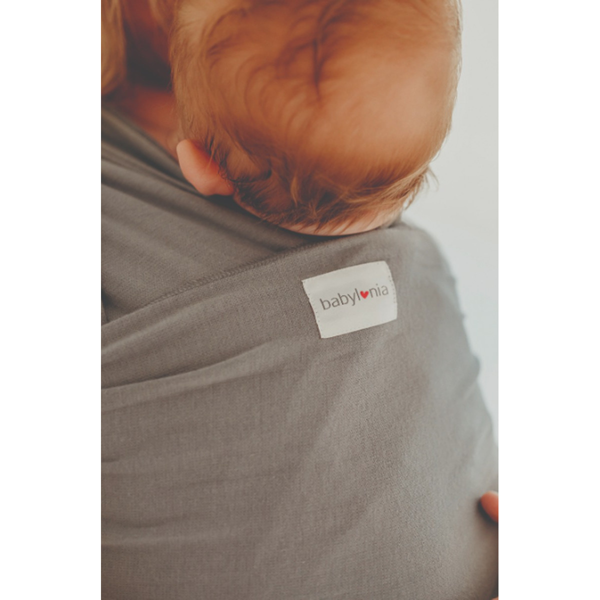 Babylonia Tricot-Slen Organic Moon Mist Grey Draagdoek