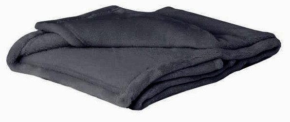 Babymatex BoNo Fleece Donkergrijs 75x100 cm Wiegdeken