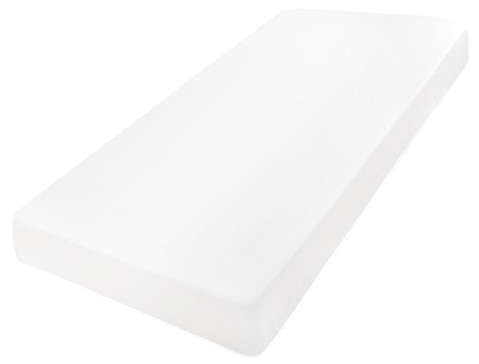 Babymatex Jersey Wit 60x120 cm Ledikant Hoeslaken