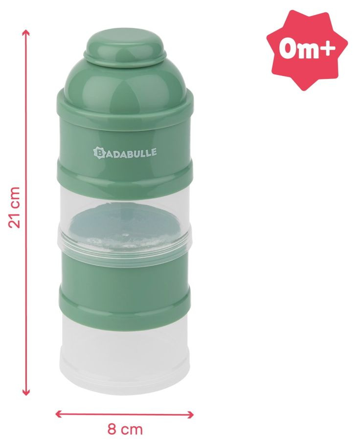 Badabulle Groen Melkpoeder Bewaarbakjes