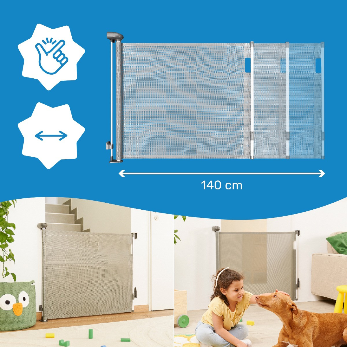 Badabulle Safe & Roll Oprolbaar Traphekje