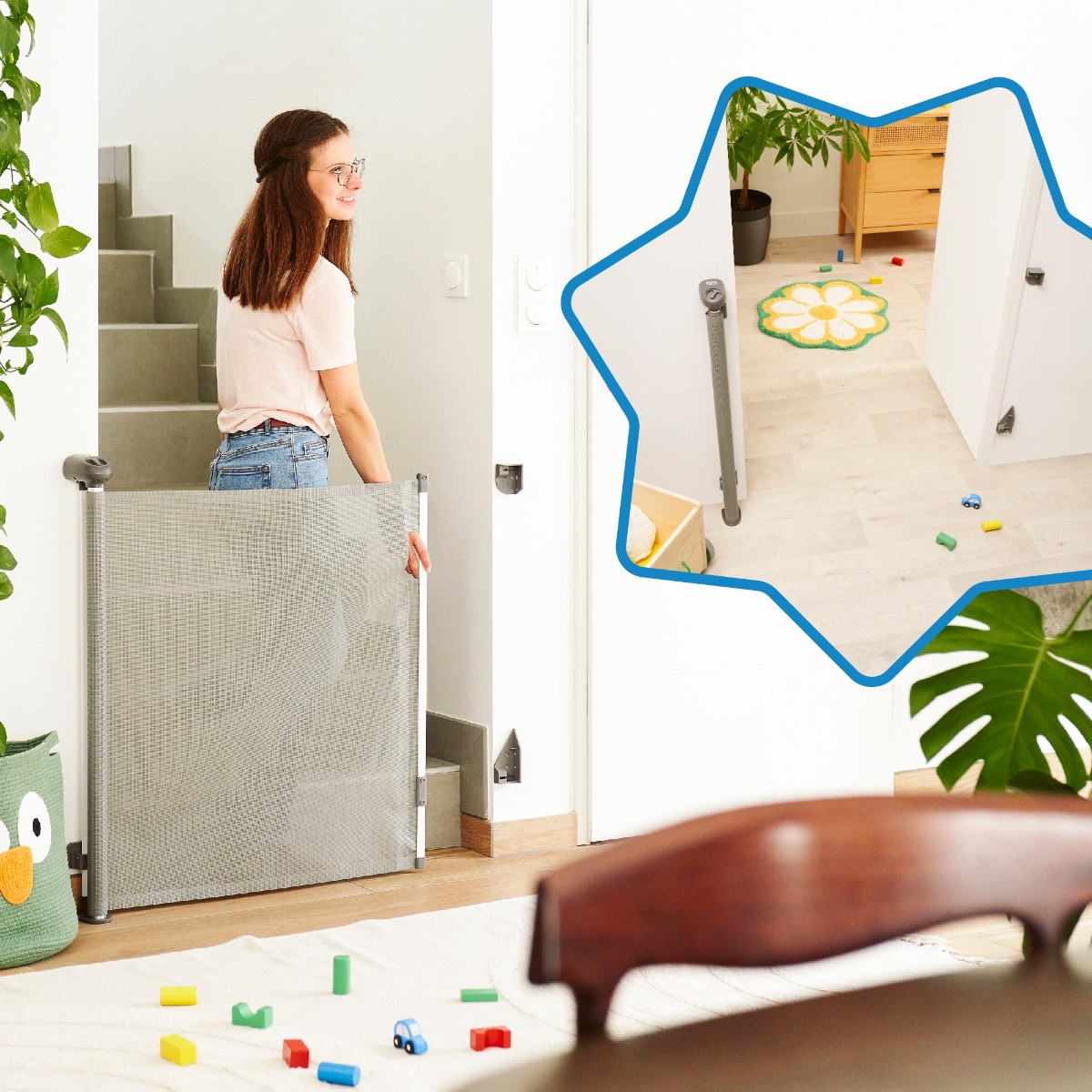 Badabulle Safe & Roll Oprolbaar Traphekje