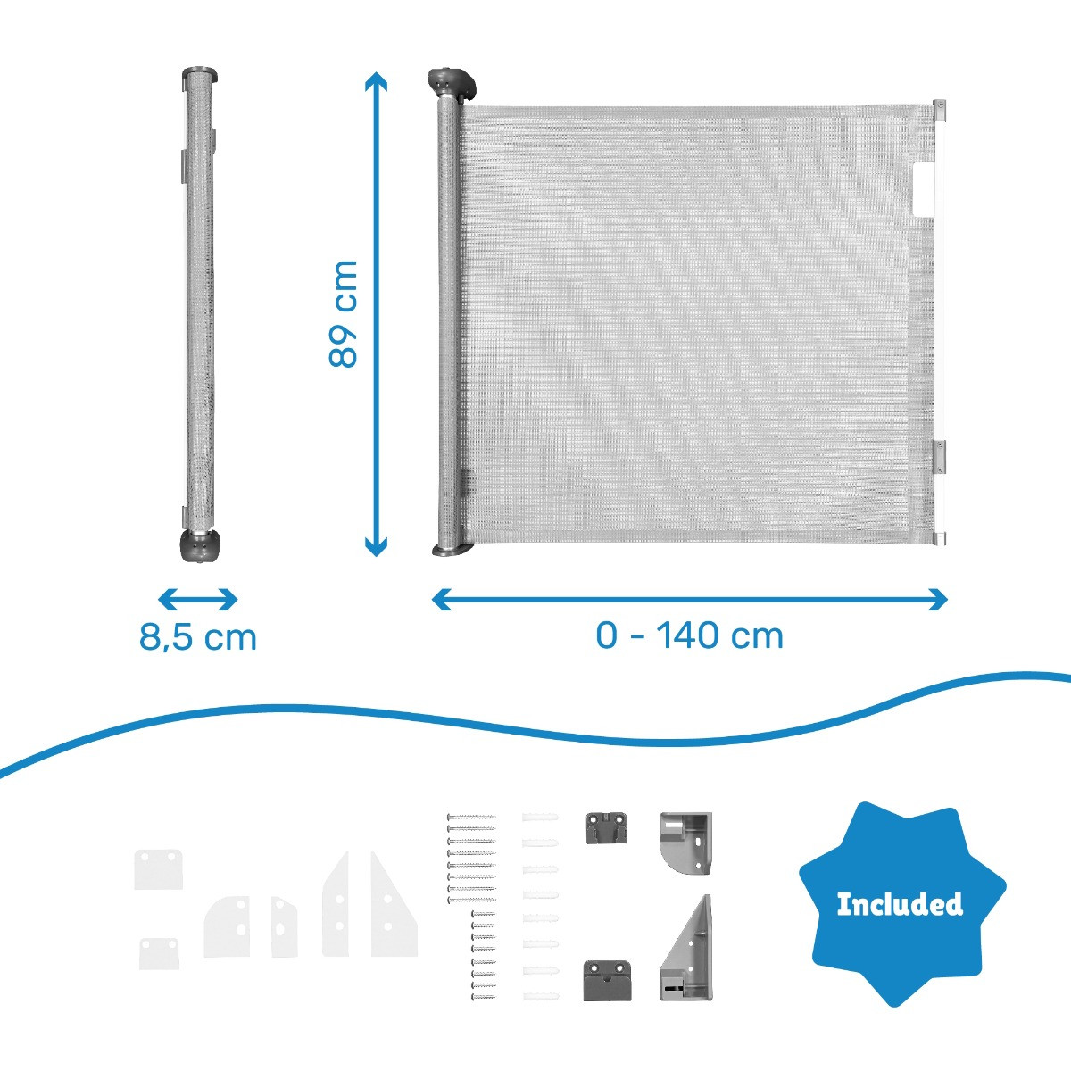 Badabulle Safe & Roll Oprolbaar Traphekje