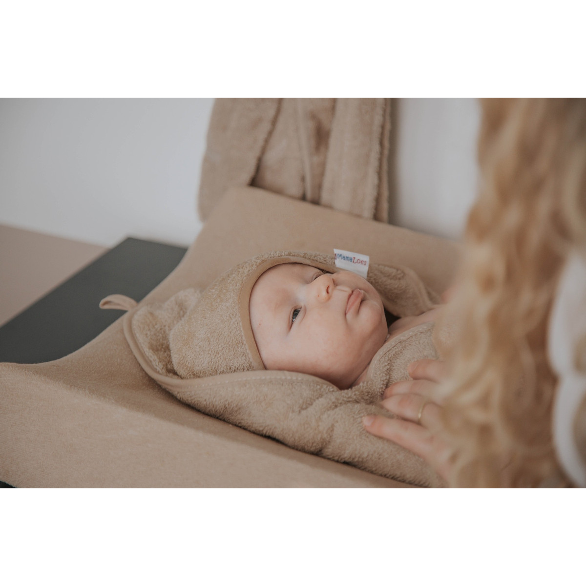 MamaLoes Badstof Light Pink Badcape