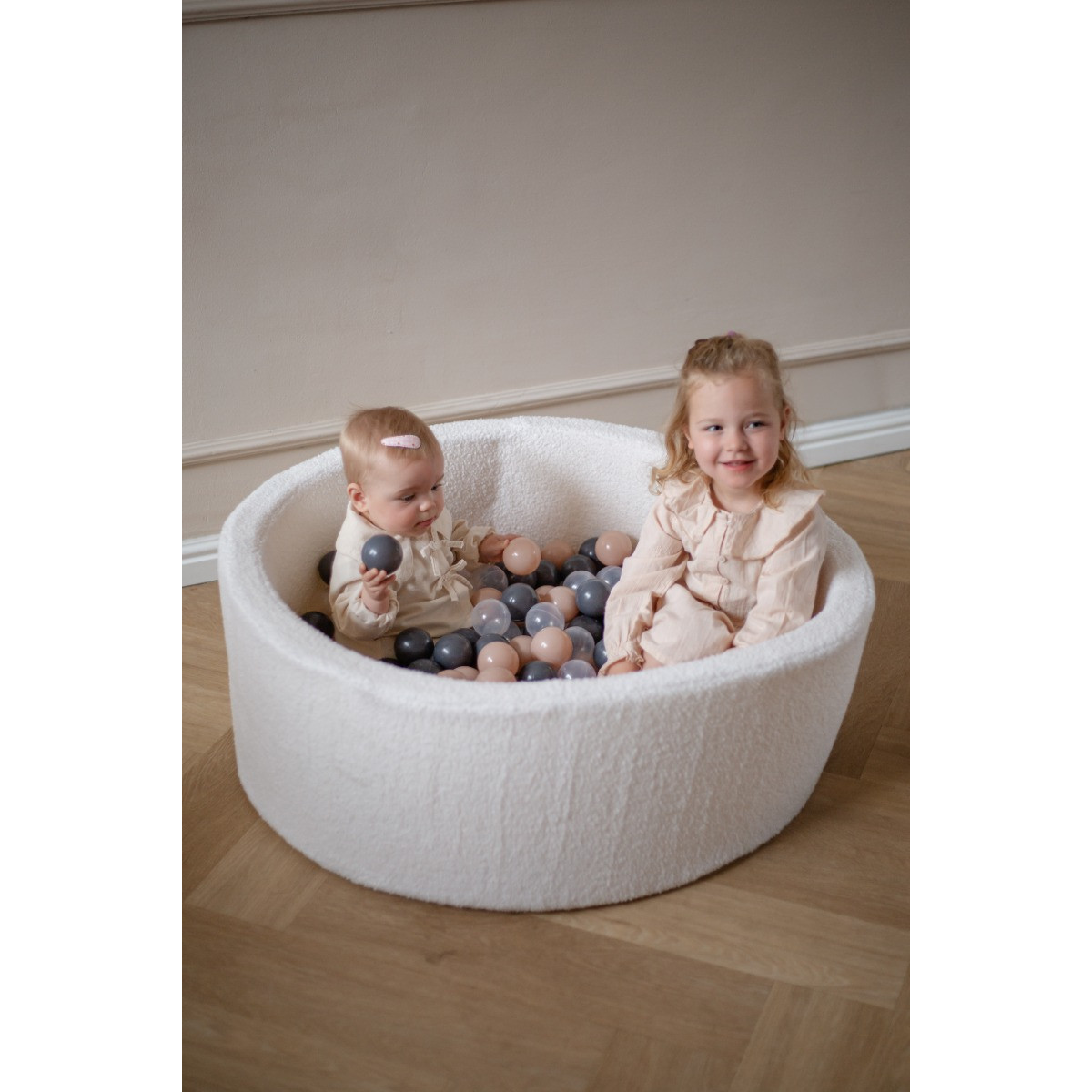 Mooskids Frenkie Teddy Off-White Ballenbak incl. 200 ballen