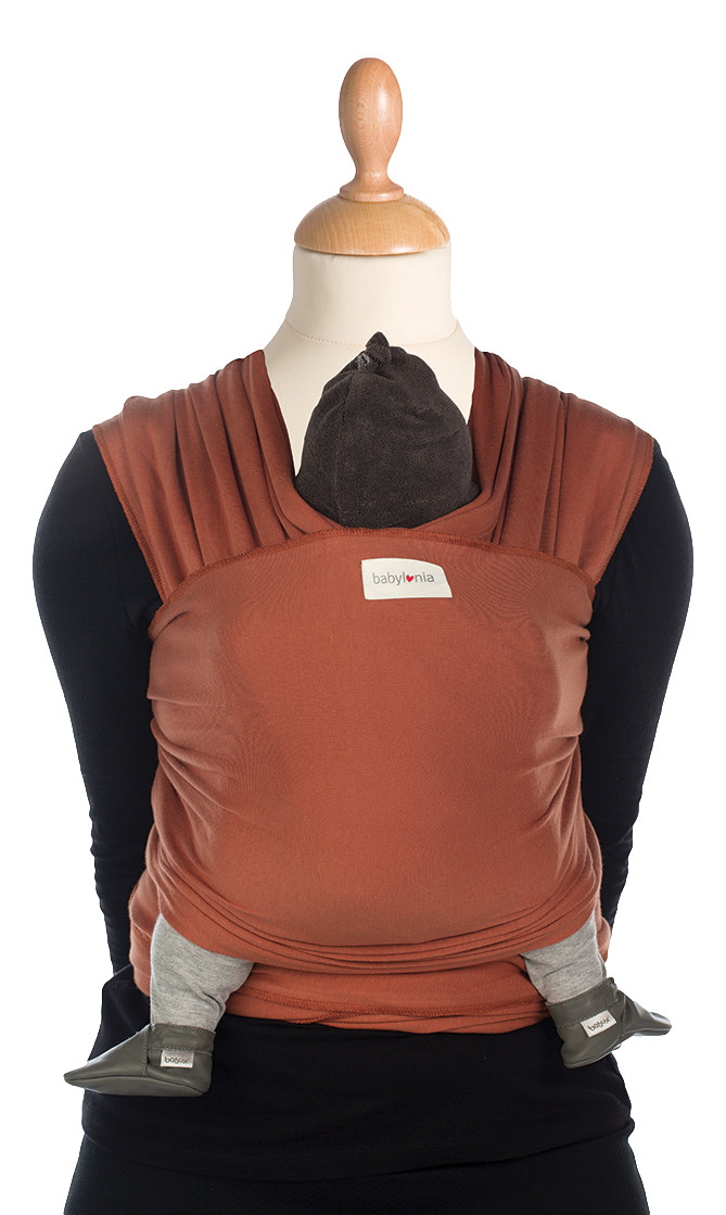 Babylonia Tricot-Slen Organic Sierra Brown Draagdoek