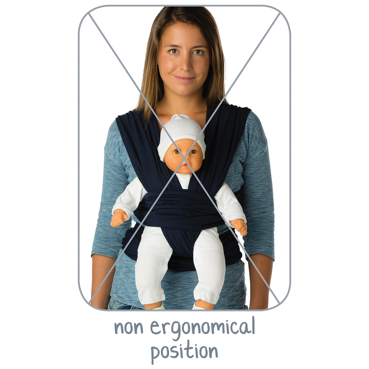 Babylonia Tricot-Slen Organic Sierra Brown Draagdoek