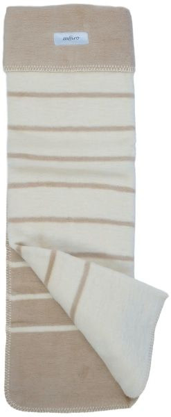 Zaffiro Ecru & Beige Gestreept 75 x 100 cm Wiegdeken