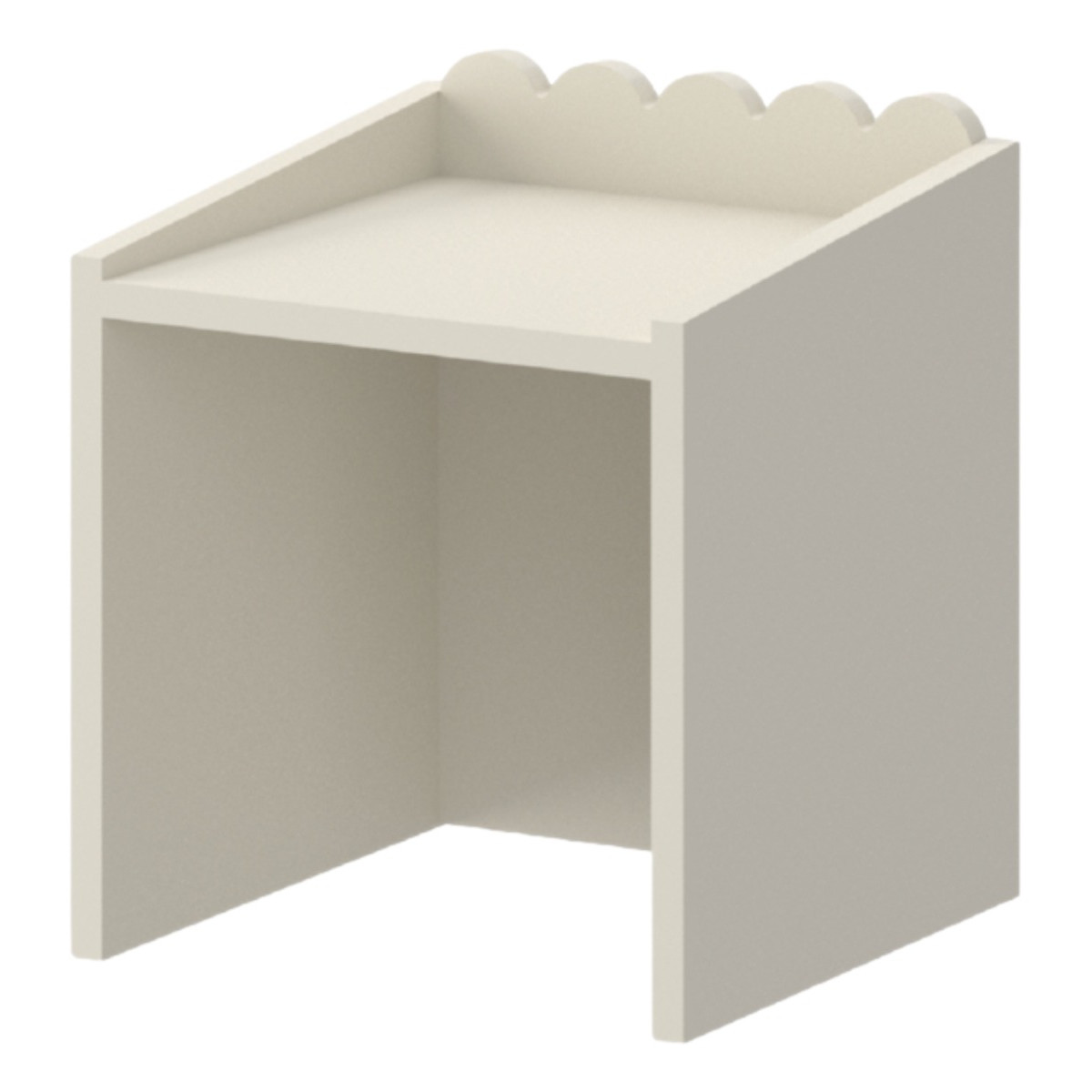 Bellamy BooK NooK Montessori Latte Stoel / Kruk
