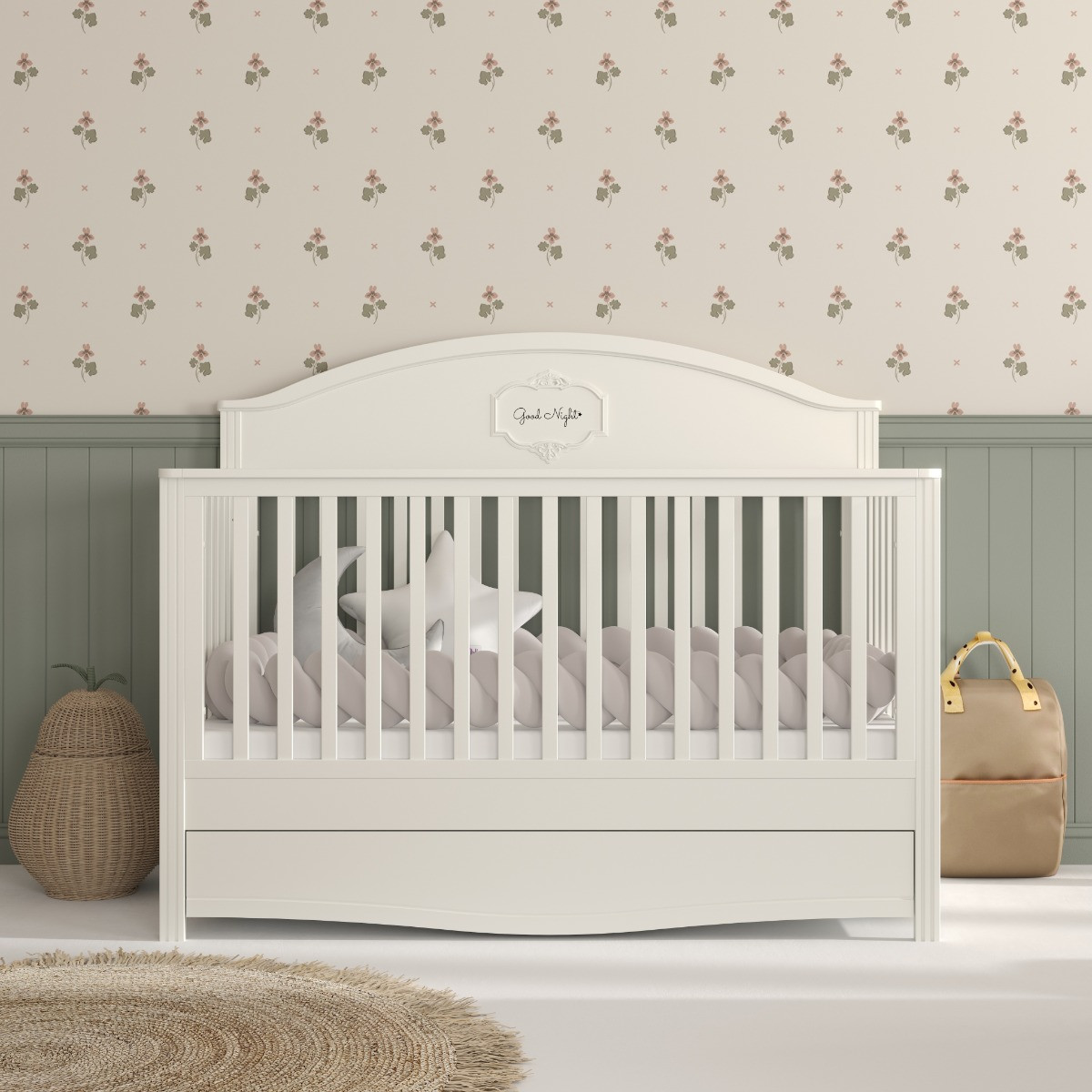 Bellamy Good Night Elegant White 70x140 cm Ledikant/Juniorbed