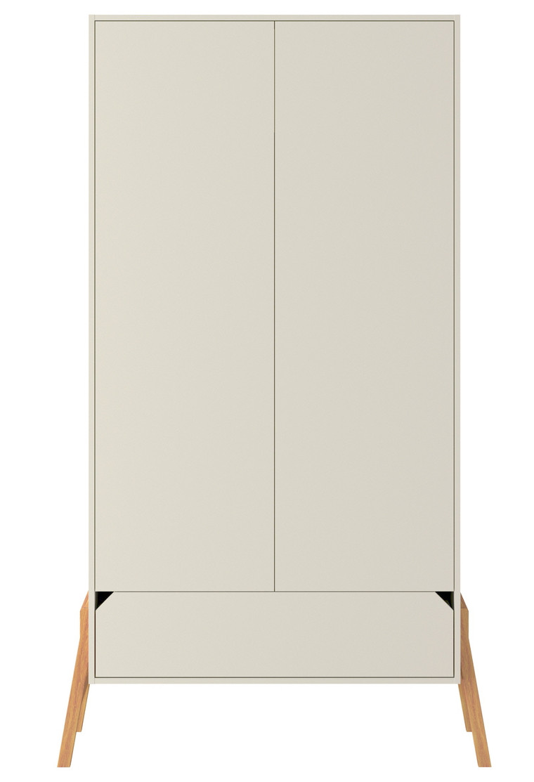 Bellamy Lotta Latte Babykamer: Ledikant/Juniorbed, Commode en 2-Deurskast