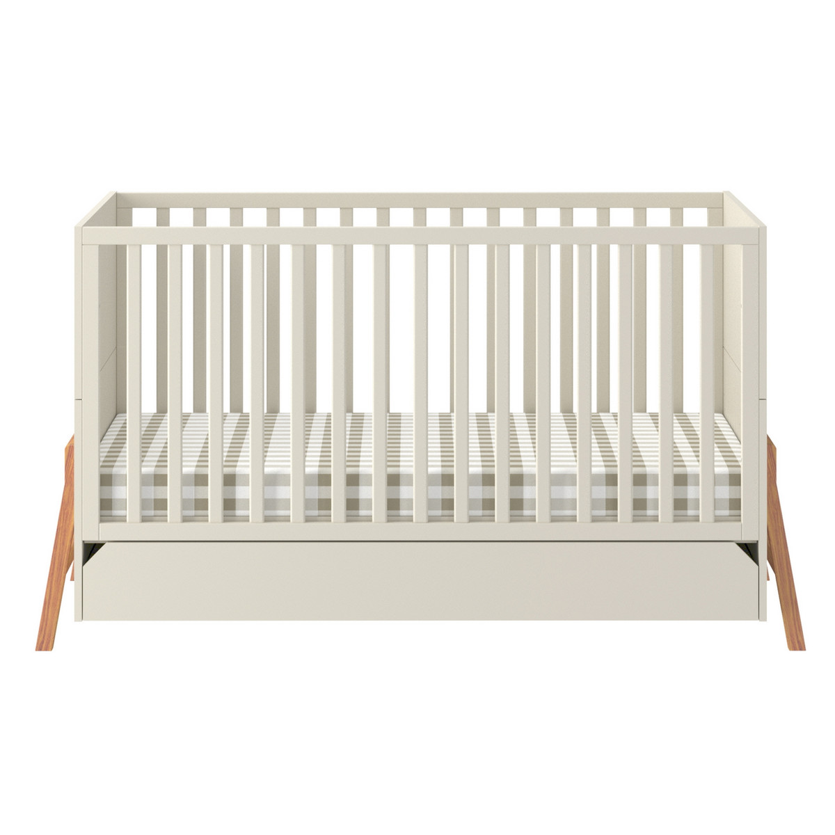 Bellamy Lotta Latte Babykamer: Ledikant/Juniorbed, Commode en 2-Deurskast