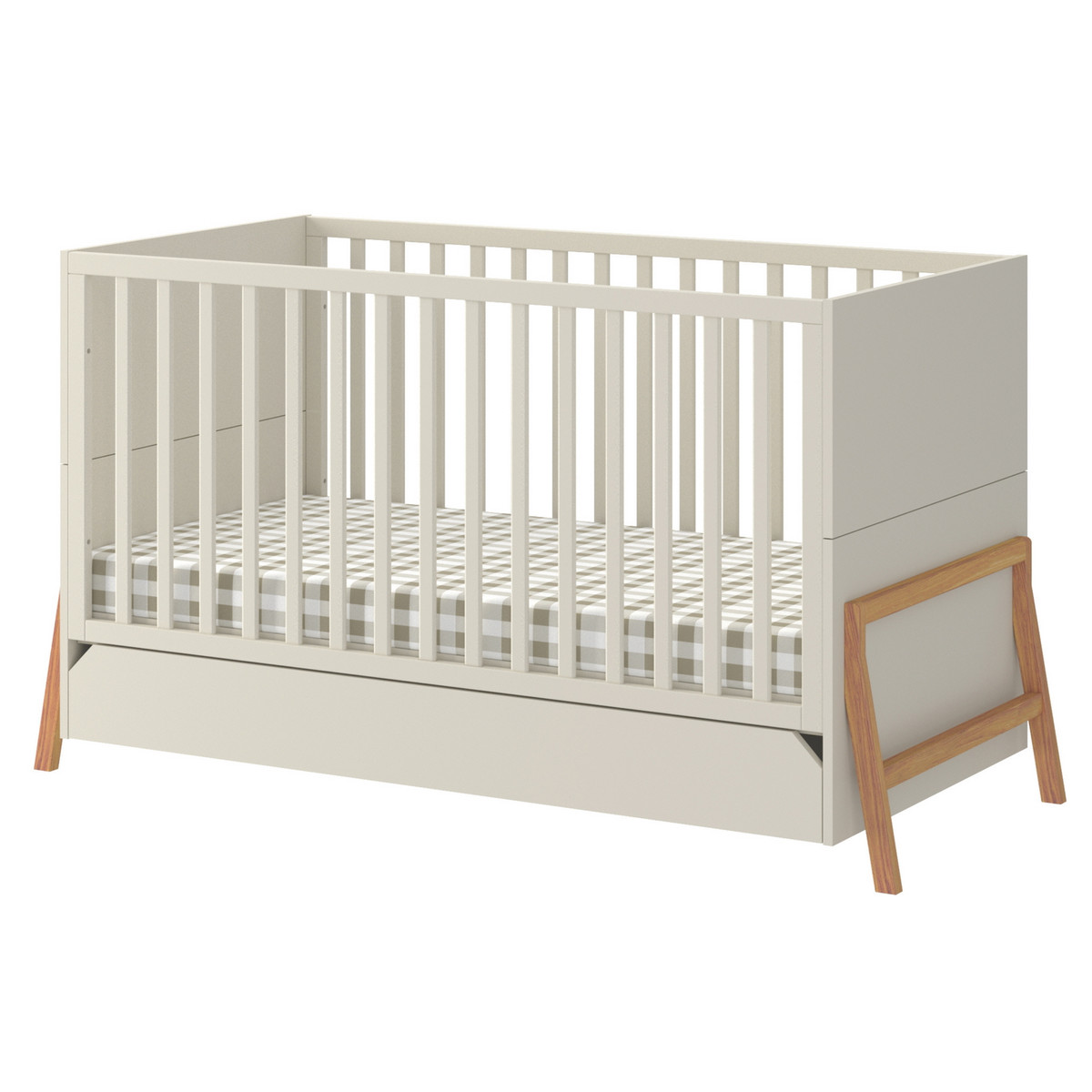 Bellamy Lotta Latte Babykamer: Ledikant/Juniorbed en Commode