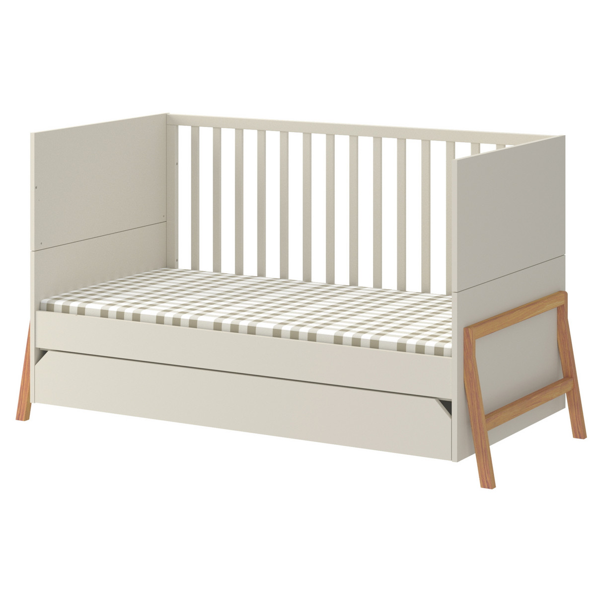 Bellamy Lotta Latte Babykamer: Ledikant/Juniorbed en Commode