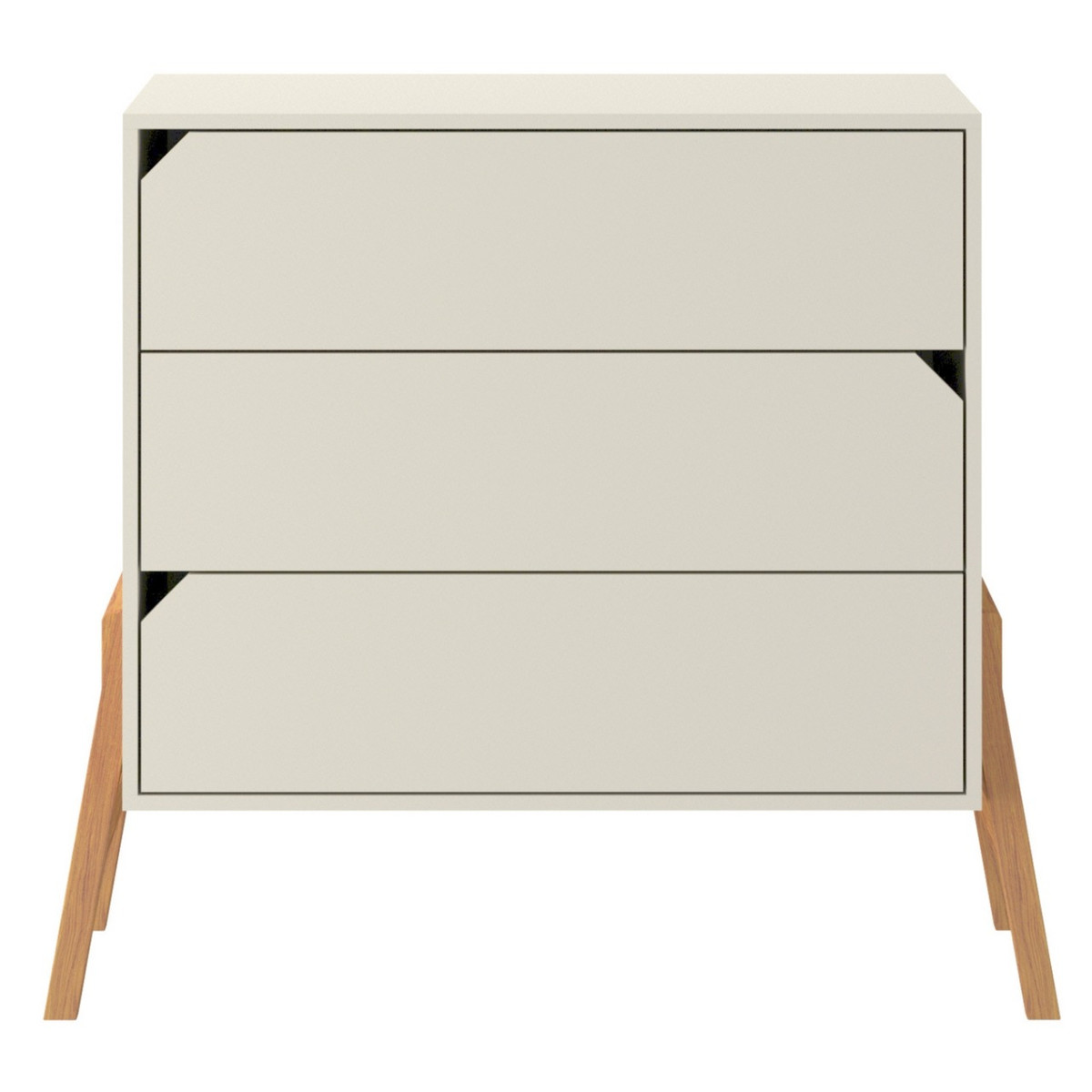 Bellamy Lotta Latte Babykamer: Ledikant/Juniorbed, Commode en 2-Deurskast