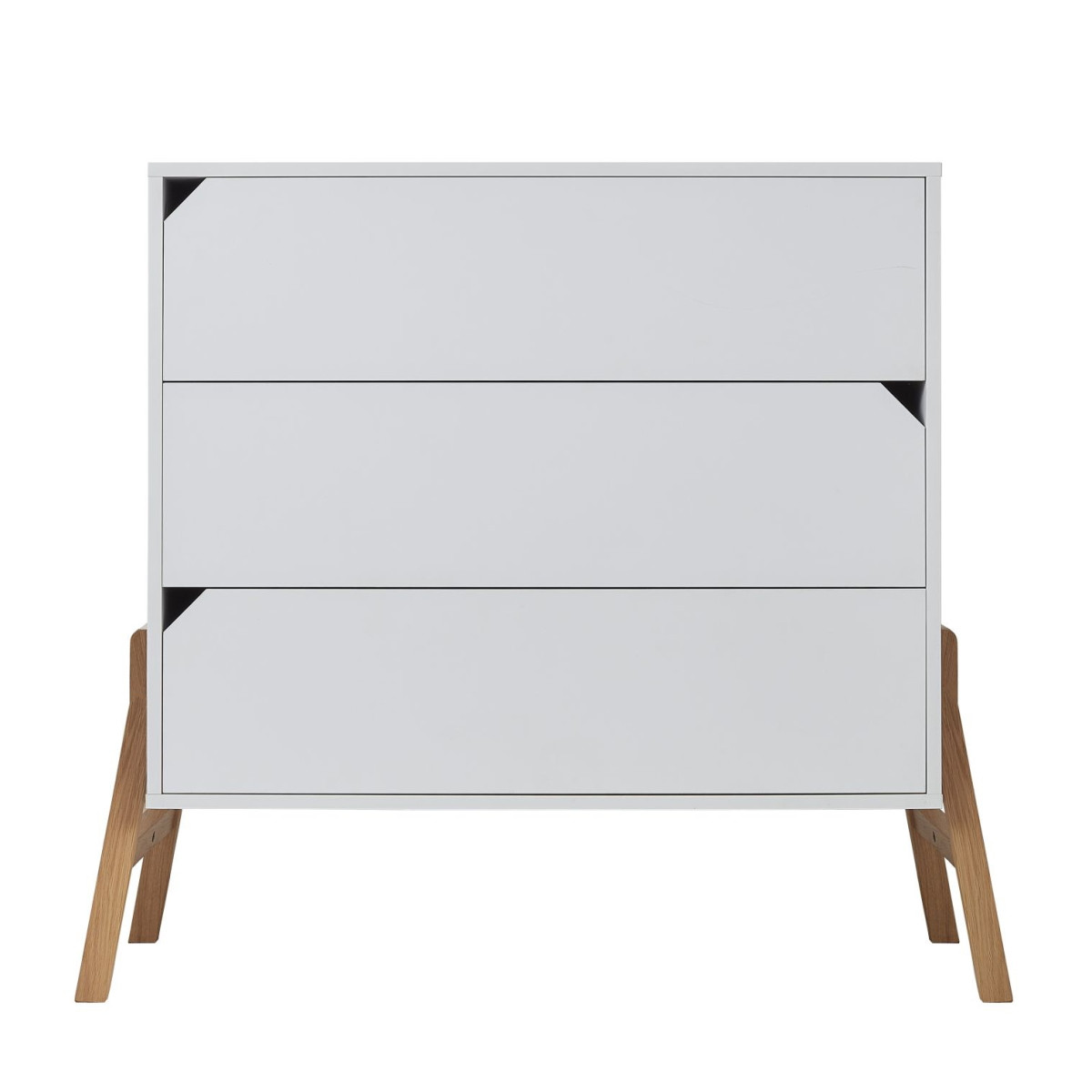 Bellamy Lotta Snow Babykamer: Ledikant/Juniorbed en Commode met 3 lades