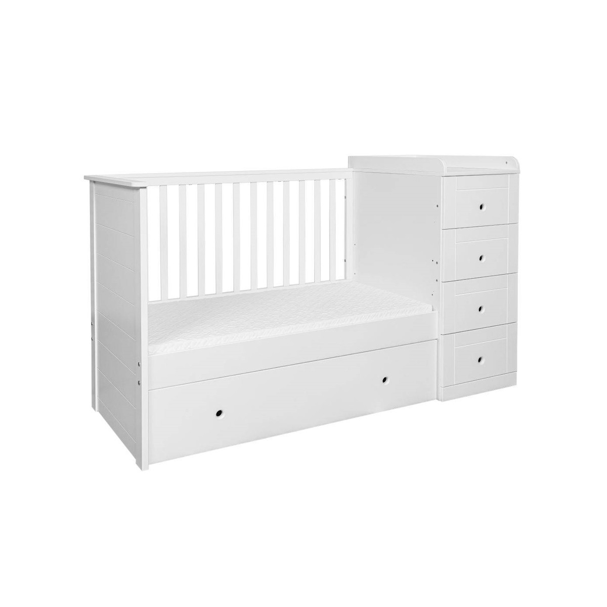 Bellamy Paso Doble 60 x 120 cm Ledikant en Commode