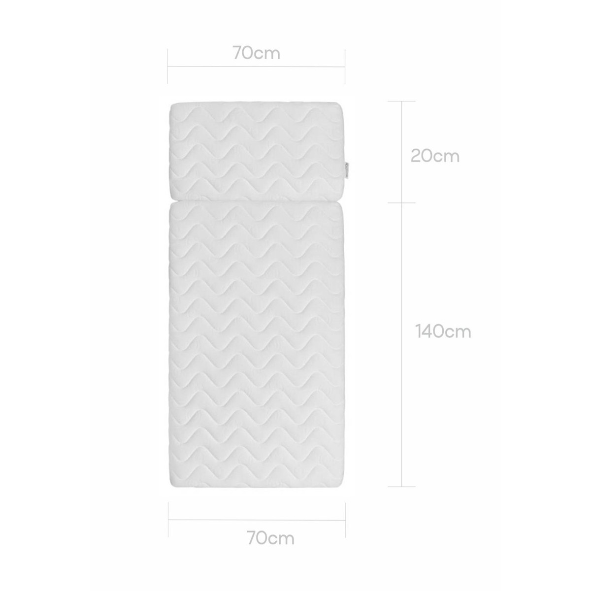 Bellamy Pinette/So Sixty 70 x 140/160 cm Matras voor Ledikant/Juniorbed