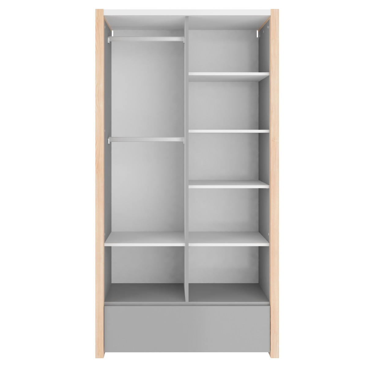 Bellamy Pinette Babykamer: Ledikant/Juniorbed, Commode & 2-Deurskast