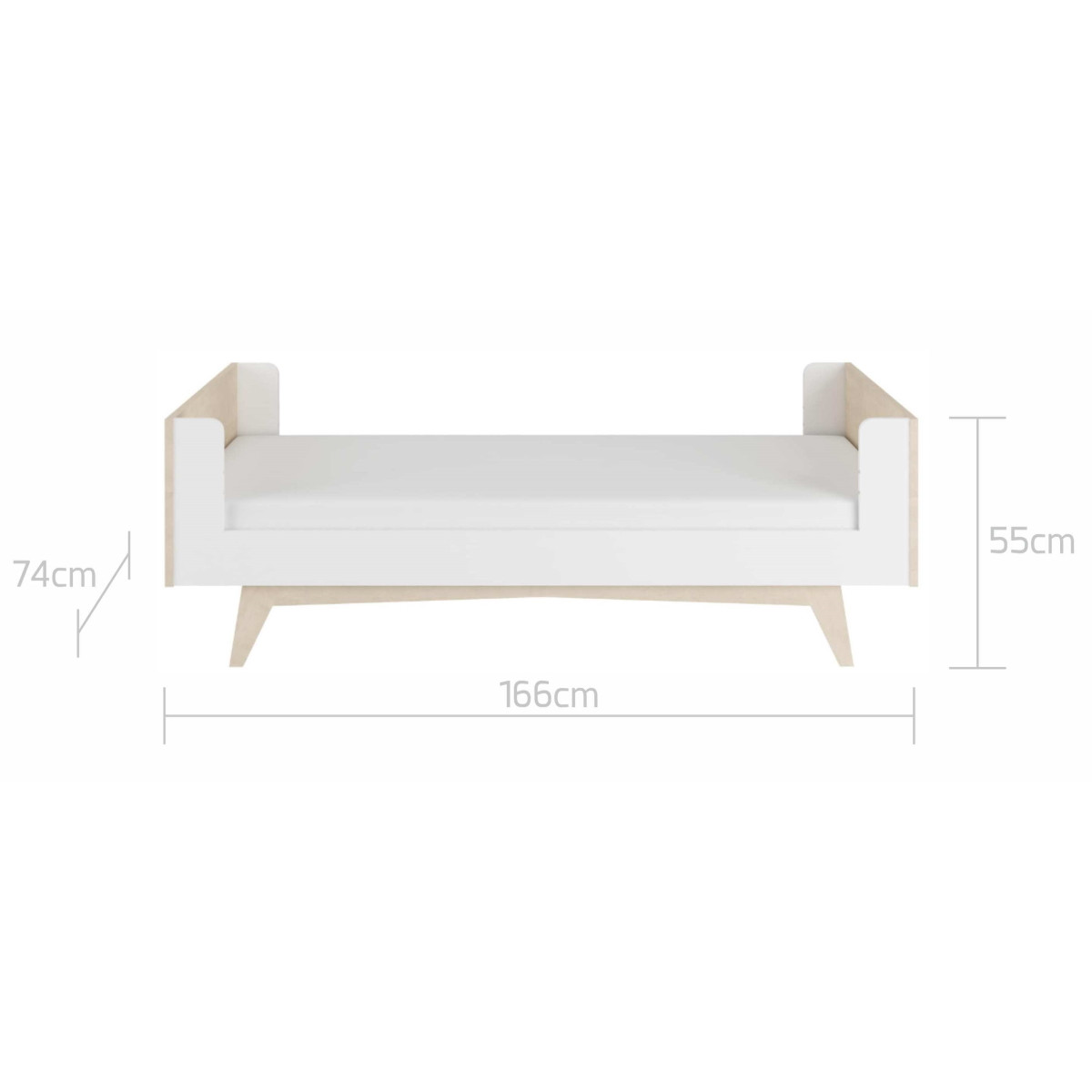 Bellamy So Sixty 70 x 140/160 cm Ledikant/Juniorbed