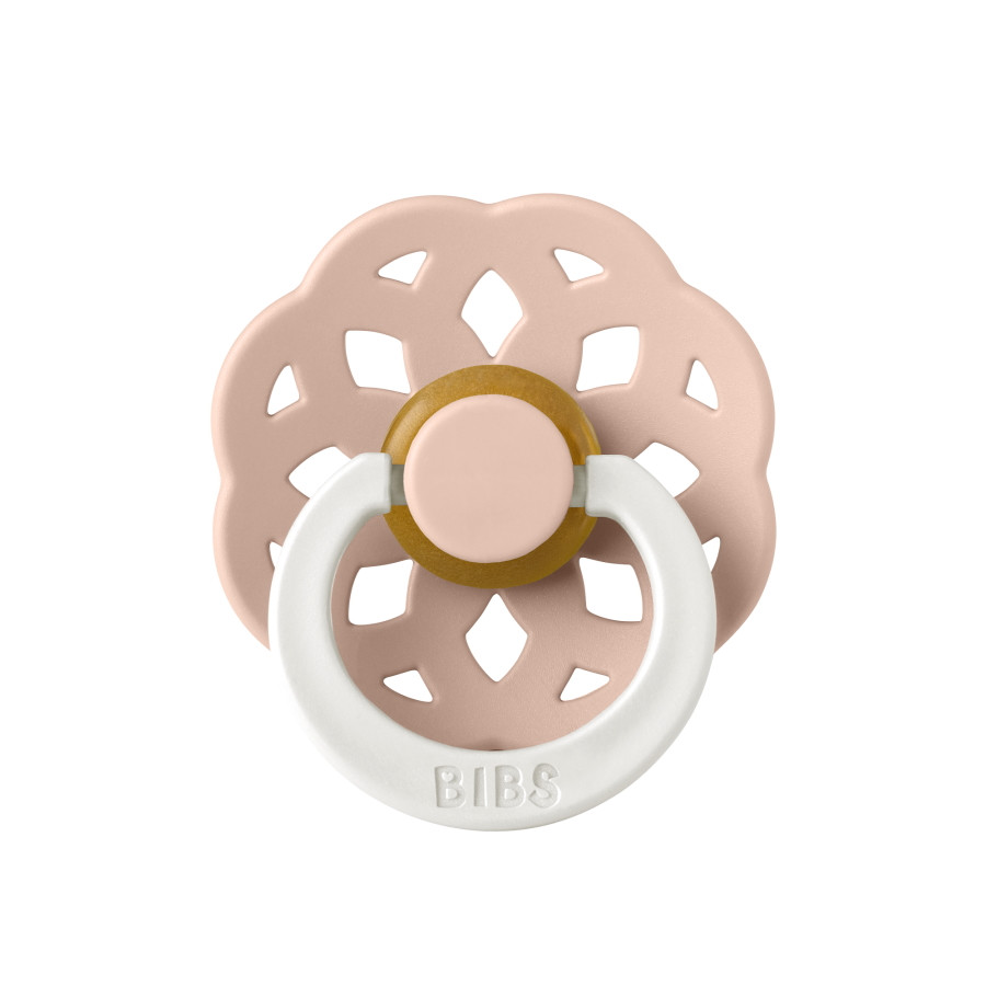 Bibs Boheme Glow In The Dark Blush 0-6 mnd Fopspeen
