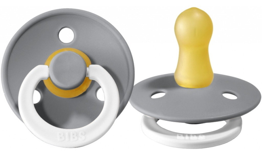 Bibs Sage/Cloud Glow in the Dark 0-6 mnd 2 Stuks Fopspeen