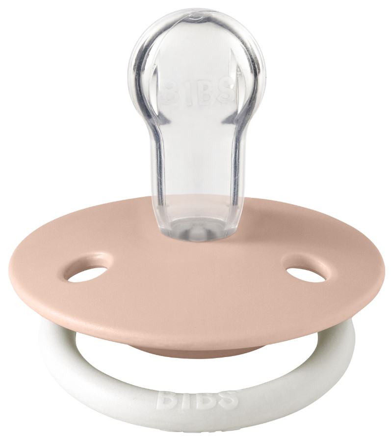 Bibs De Lux Glow In The Dark Blush Silicone Fopspeen