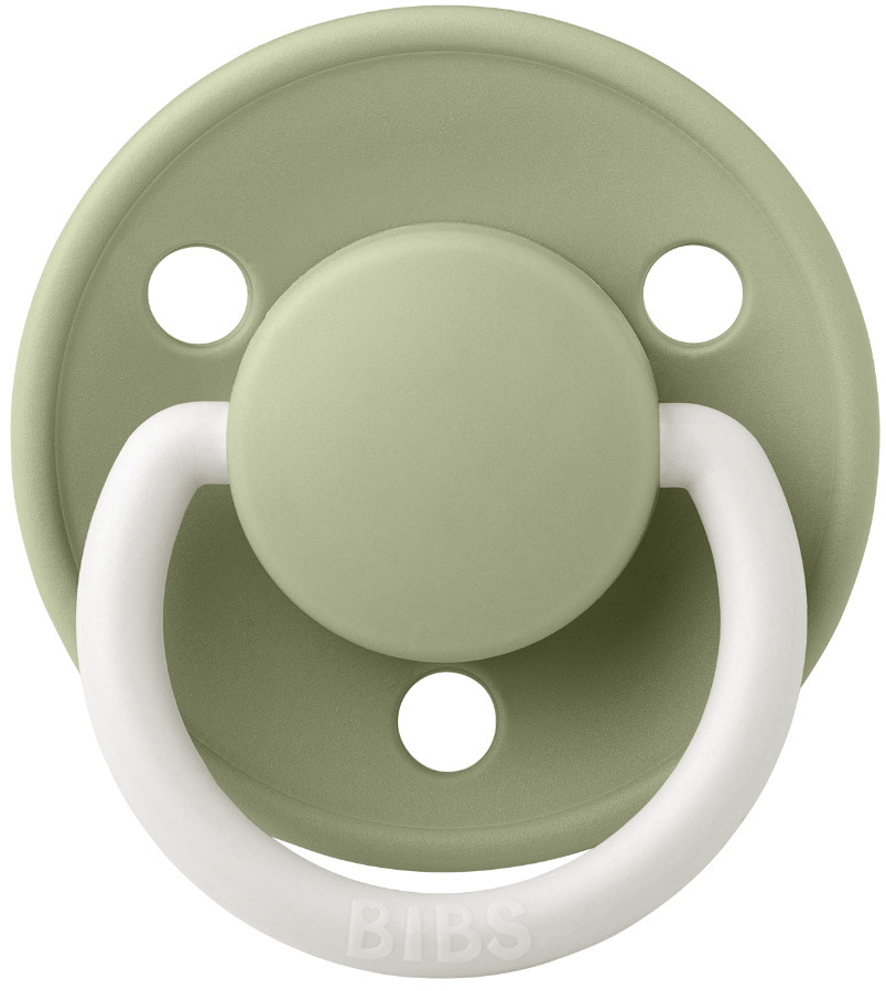 Bibs De Lux Glow In The Dark Sage Silicone Fopspeen