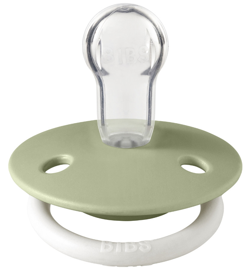 Bibs De Lux Glow In The Dark Sage Silicone Fopspeen