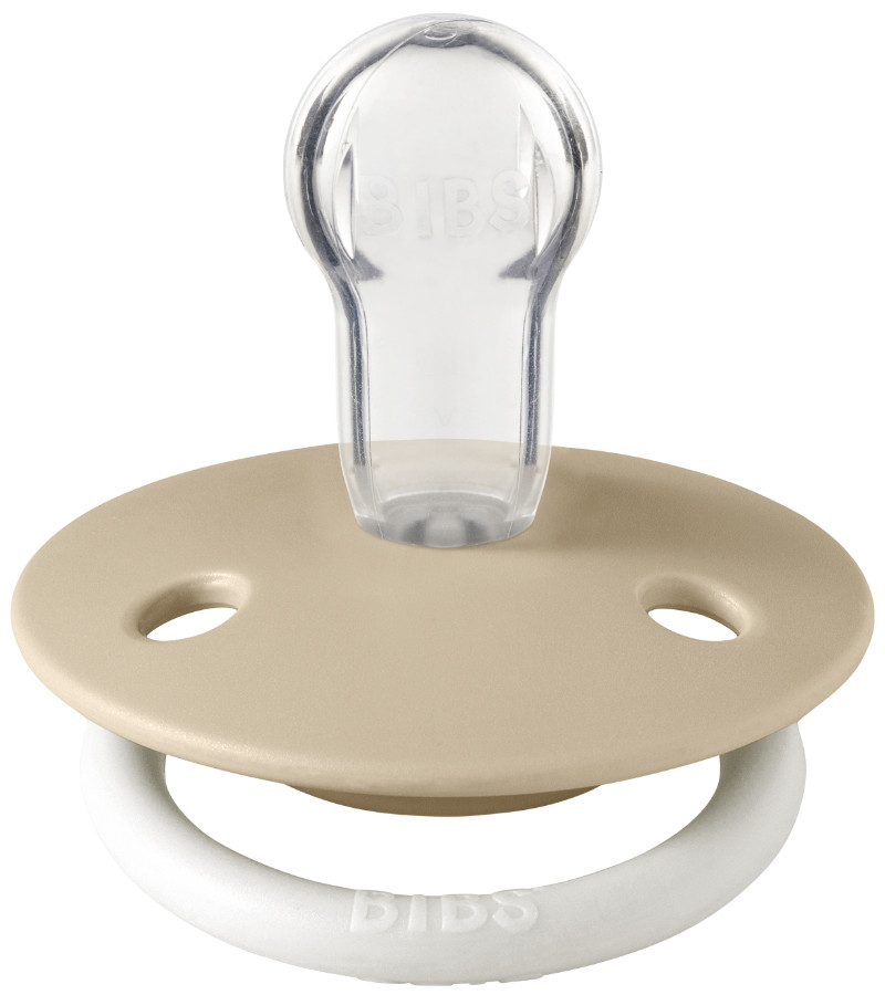 Bibs De Lux Glow In The Dark Vanilla Silicone Fopspeen