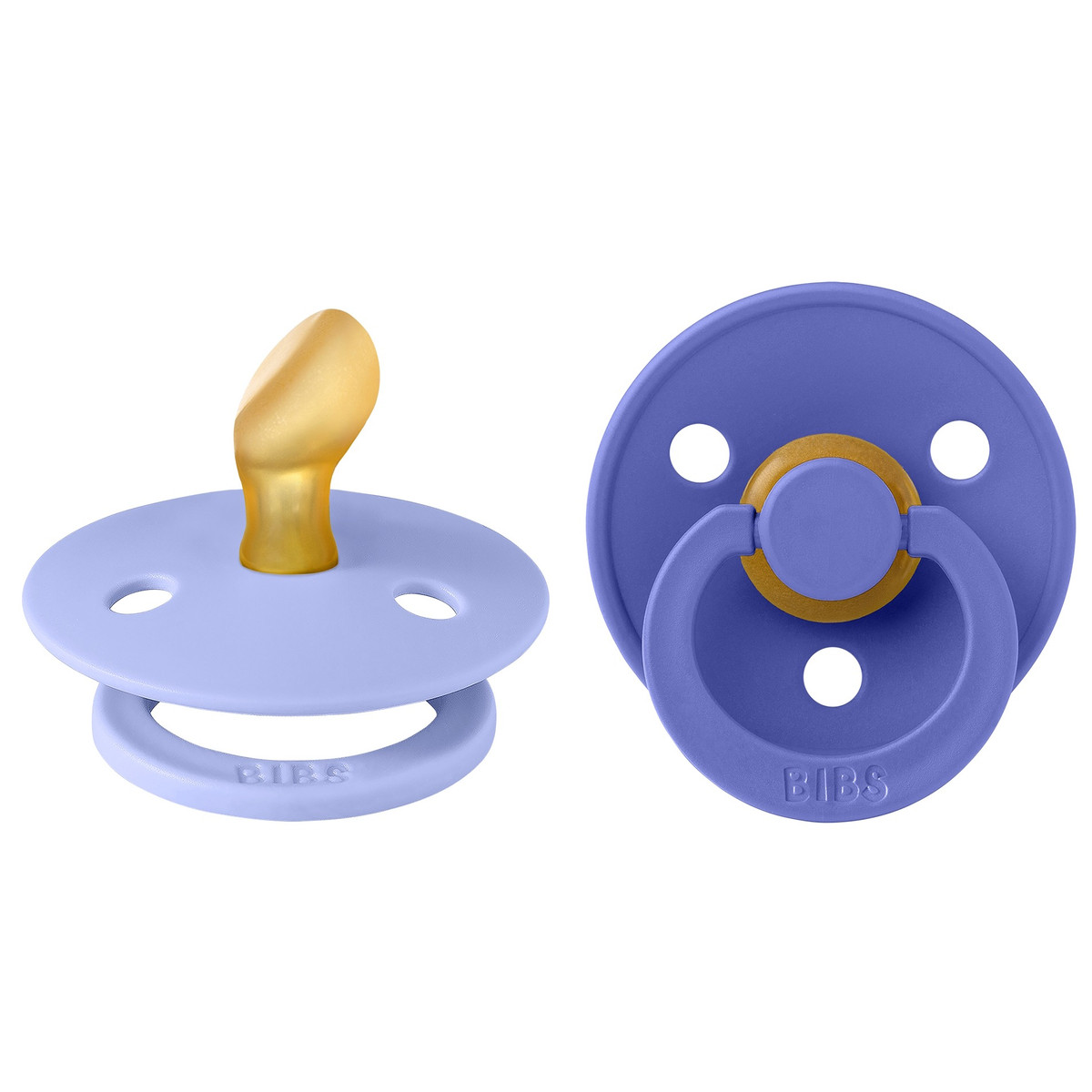 Bibs Hush/Grape 0-6 mnd 2 Stuks Anatomische Fopspeen