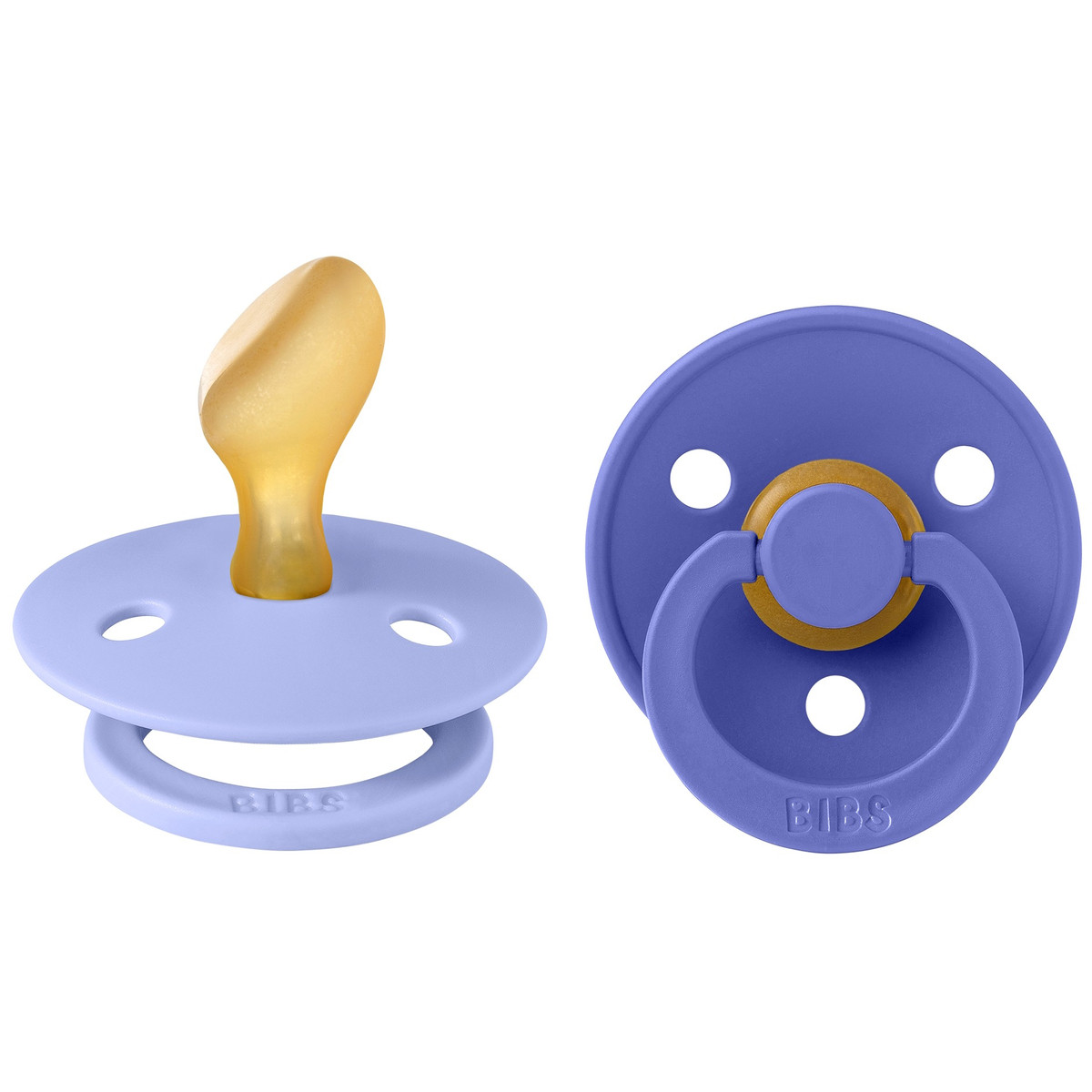Bibs Hush/Grape 6-18 mnd 2 Stuks Anatomische Fopspeen