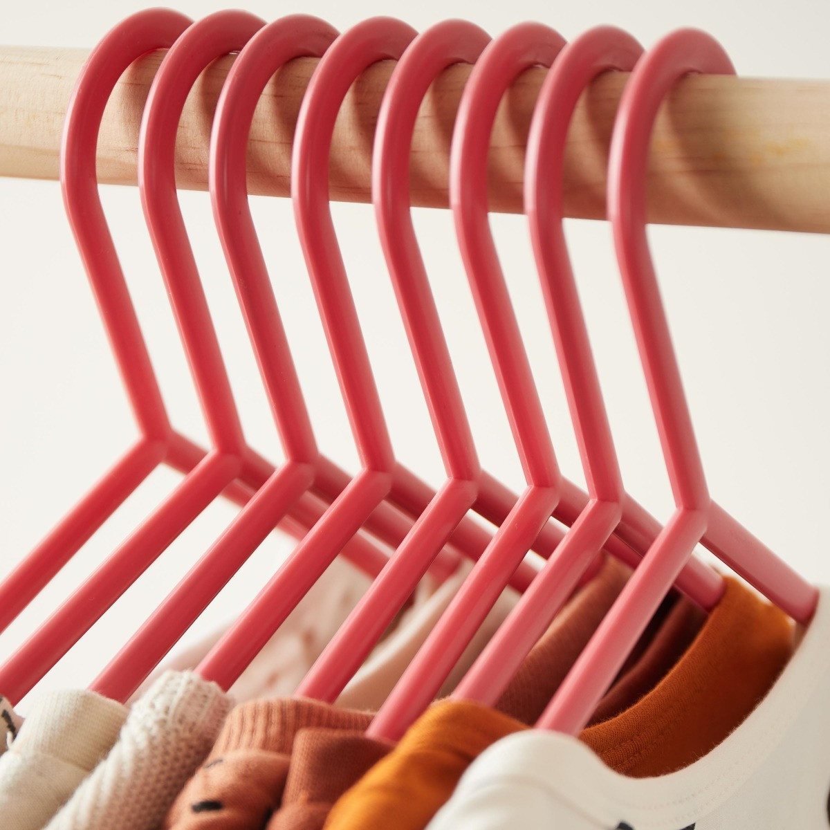 Bieco Kledinghangers Kunststof Berry 8 stuks