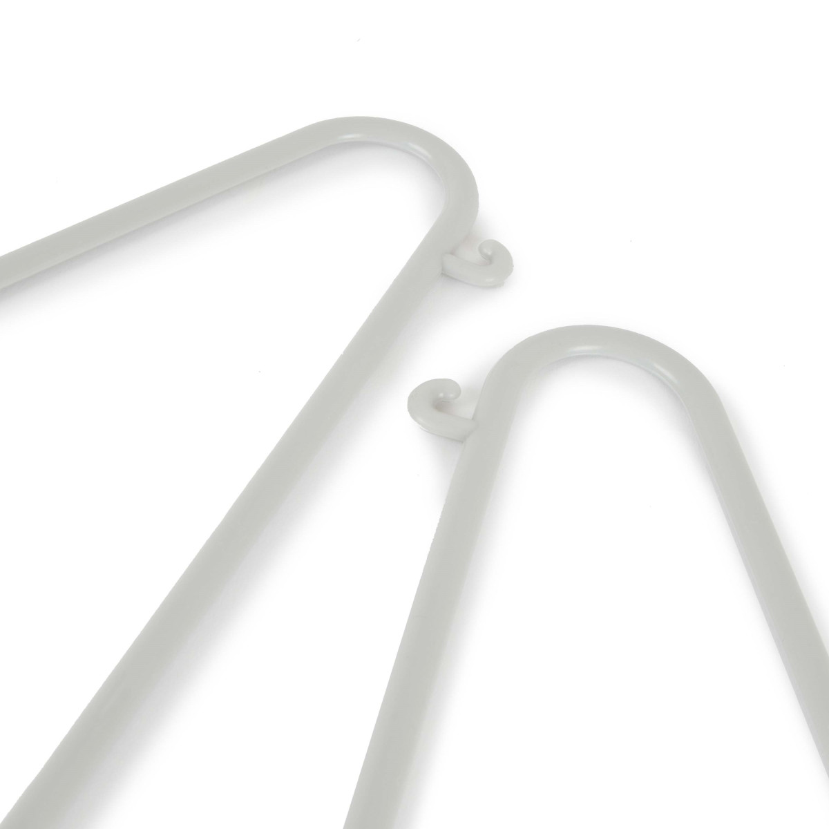 Bieco Kledinghangers Kunststof Grijs 8 Stuks