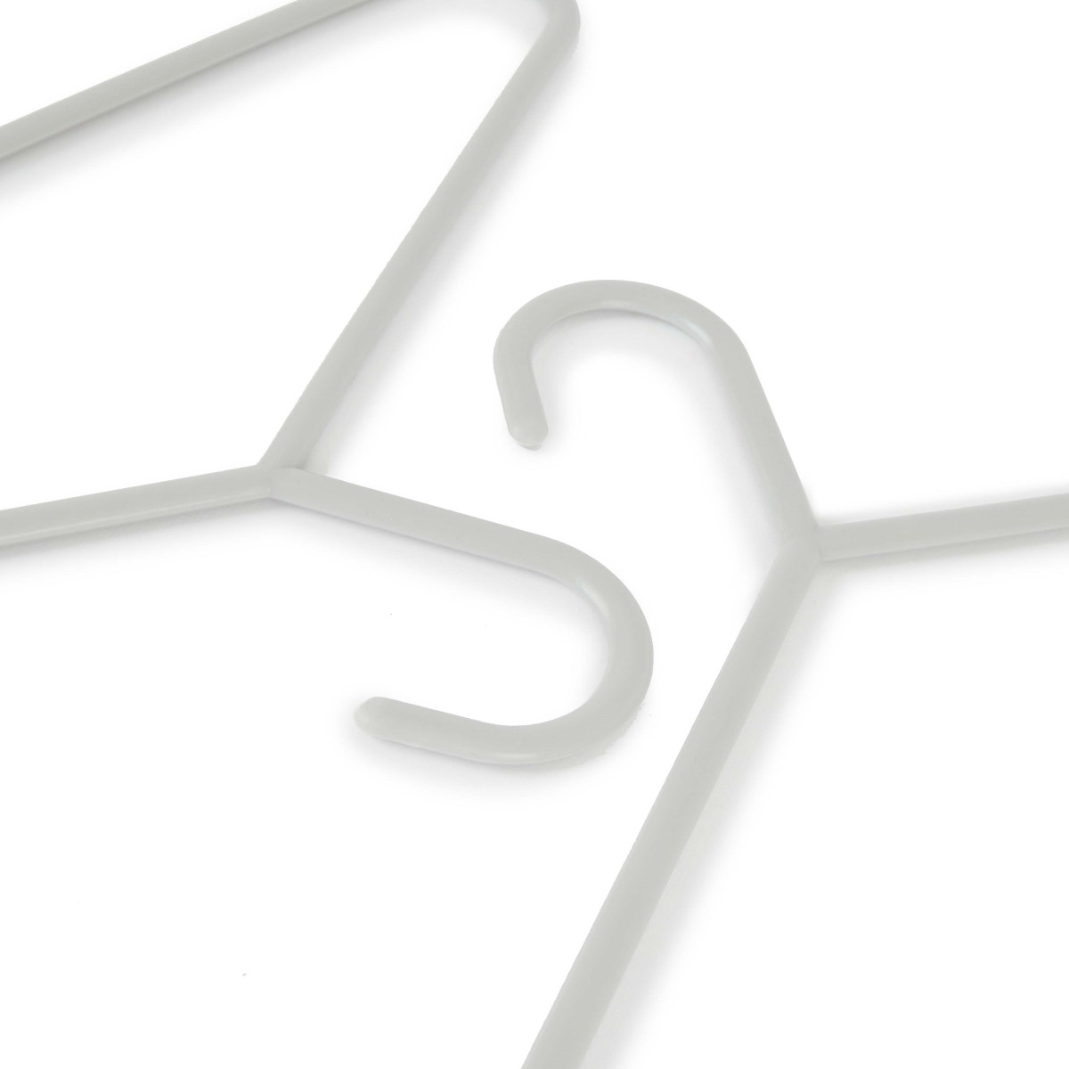 Bieco Kledinghangers Kunststof Grijs 8 Stuks