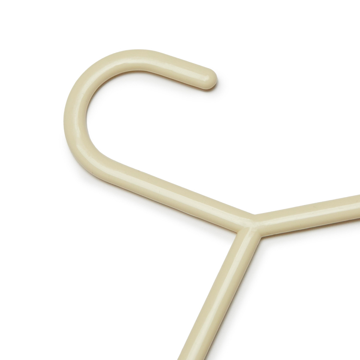 Bieco Kledinghangers Kunststof Vanille 8 stuks