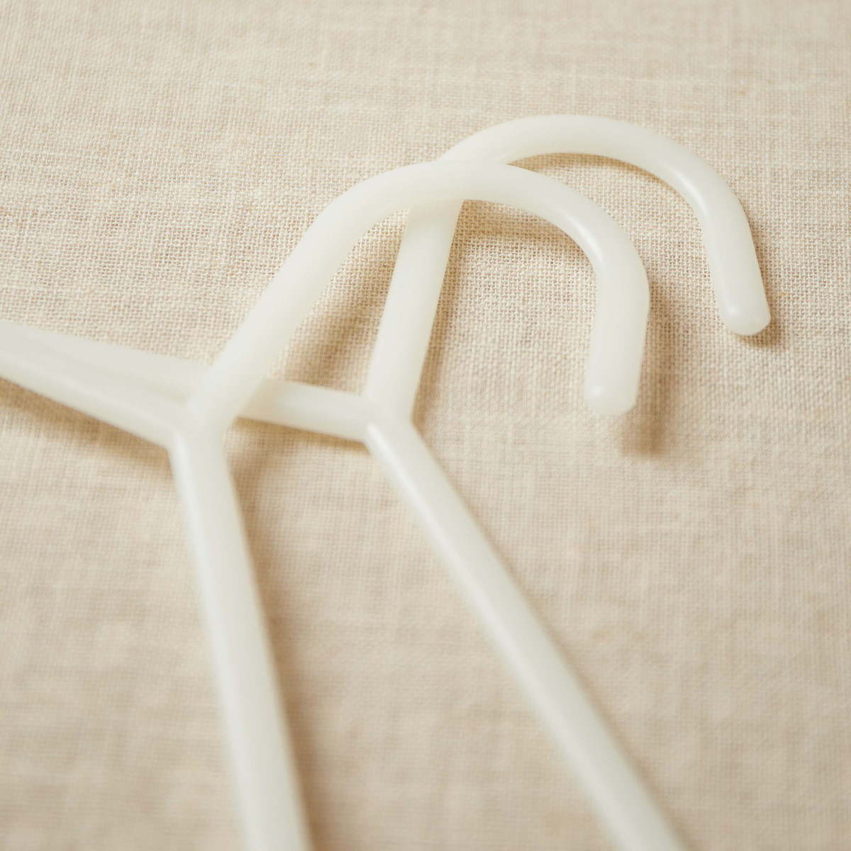 Bieco Kledinghangers Kunststof Wit 8 stuks