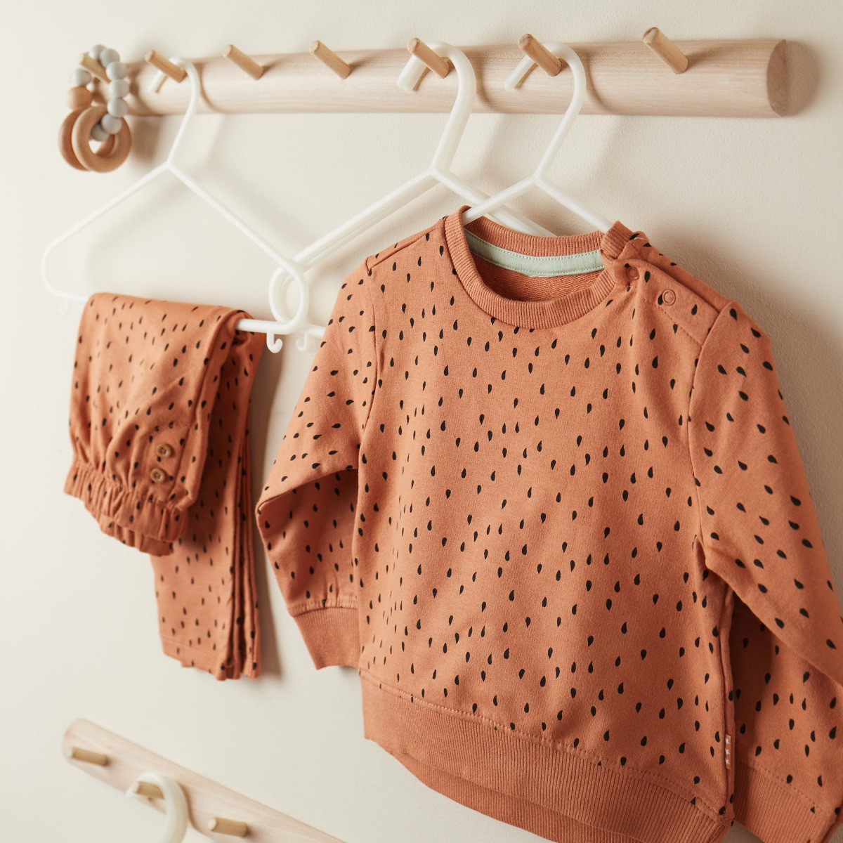 Bieco Kledinghangers Kunststof Wit 8 stuks