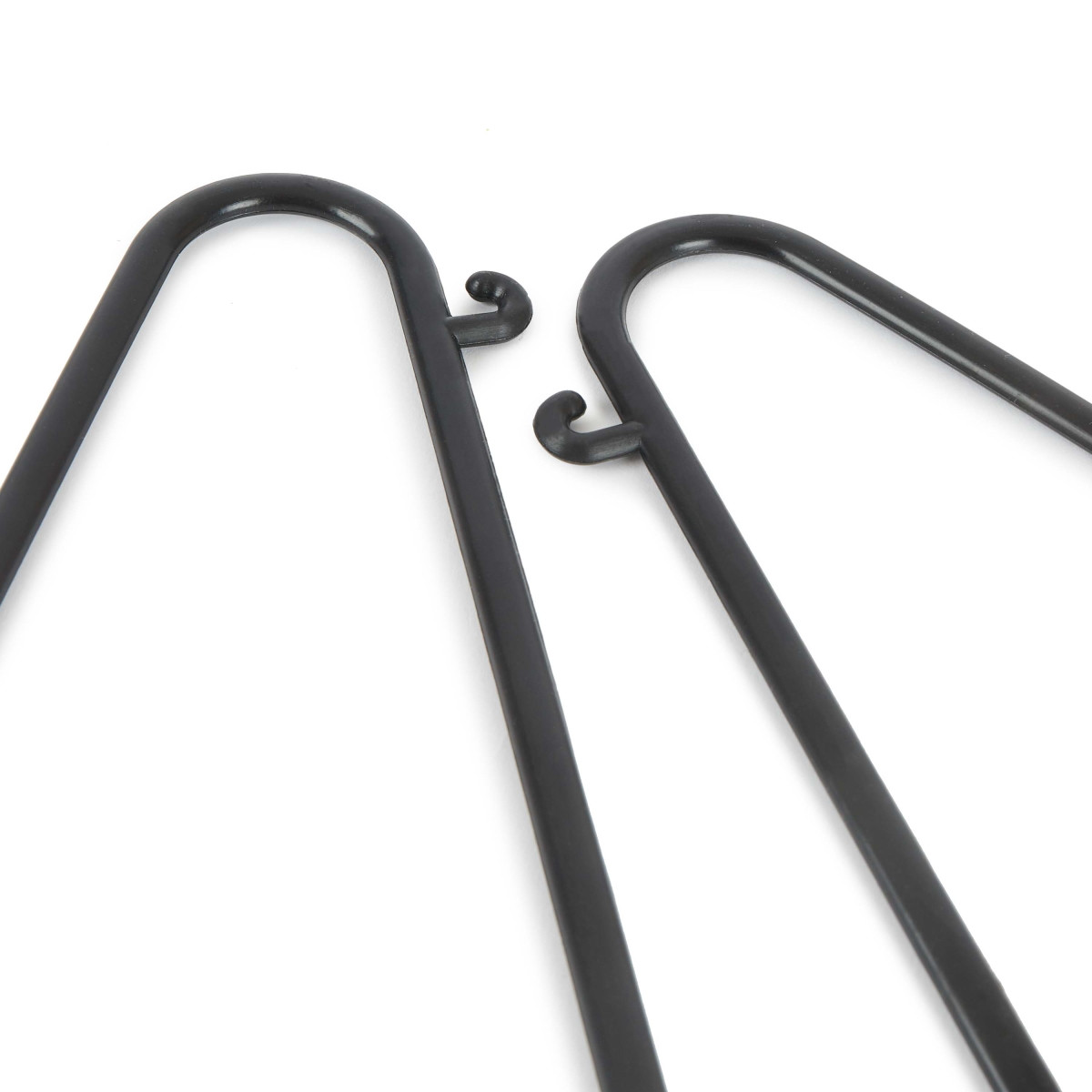 Bieco Kledinghangers Kunststof Zwart 8 stuks