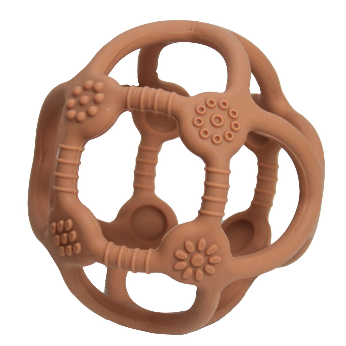 Bo Jungle B-Ball Terracotta Bijtspeeltje