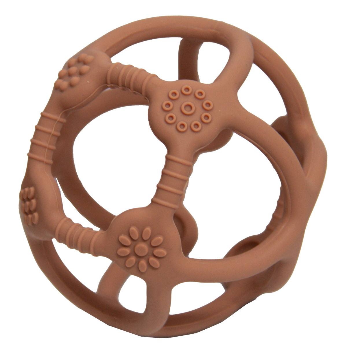 Bo Jungle B-Ball Terracotta Bijtspeeltje