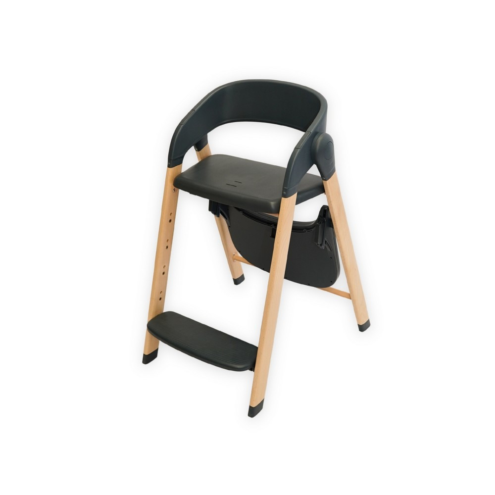 Bo Jungle Grow With Me Shady Grey Wipstoel en Kinderstoel