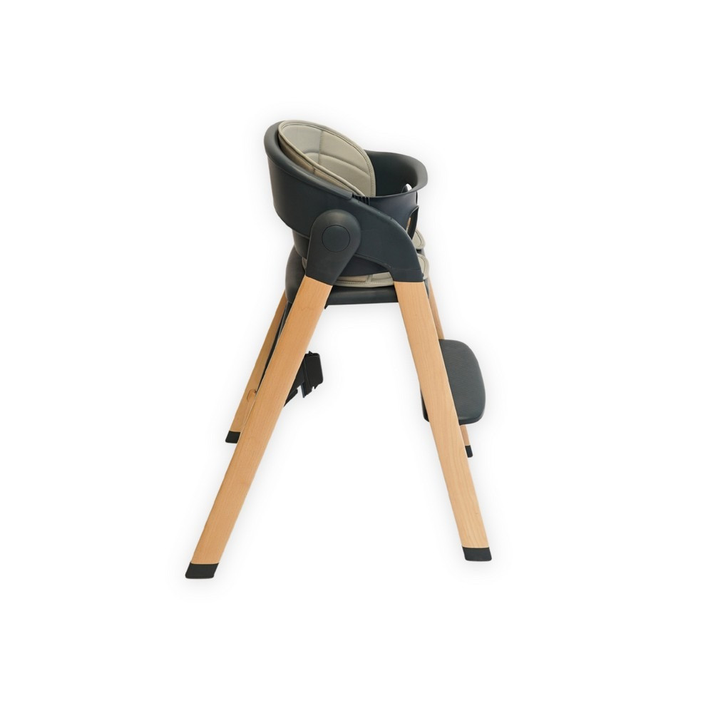 Bo Jungle Grow With Me Shady Grey Wipstoel en Kinderstoel