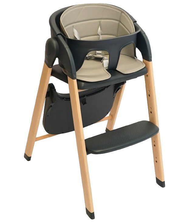 Bo Jungle Grow With Me Shady Grey Wipstoel en Kinderstoel