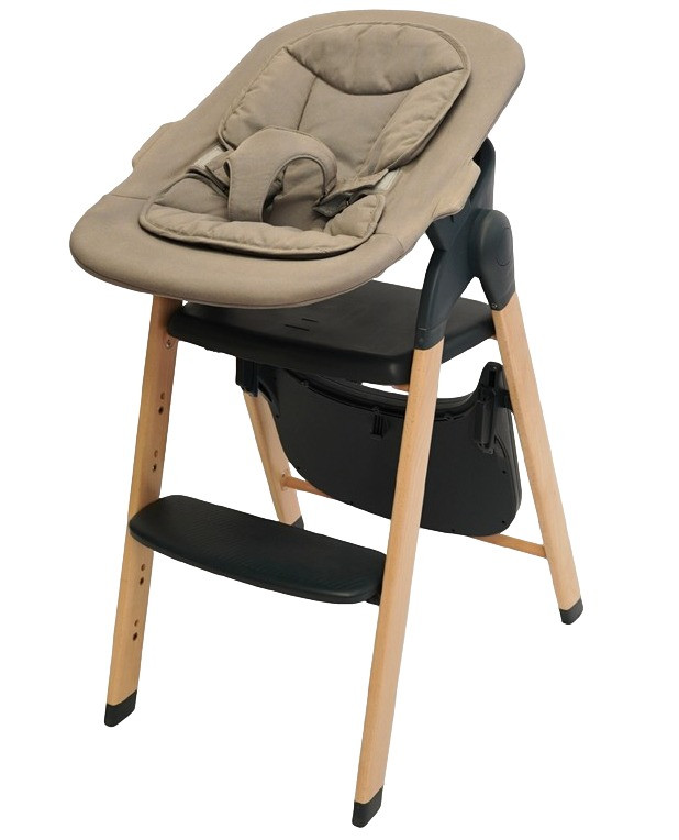 Bo Jungle Grow With Me Shady Grey Wipstoel en Kinderstoel