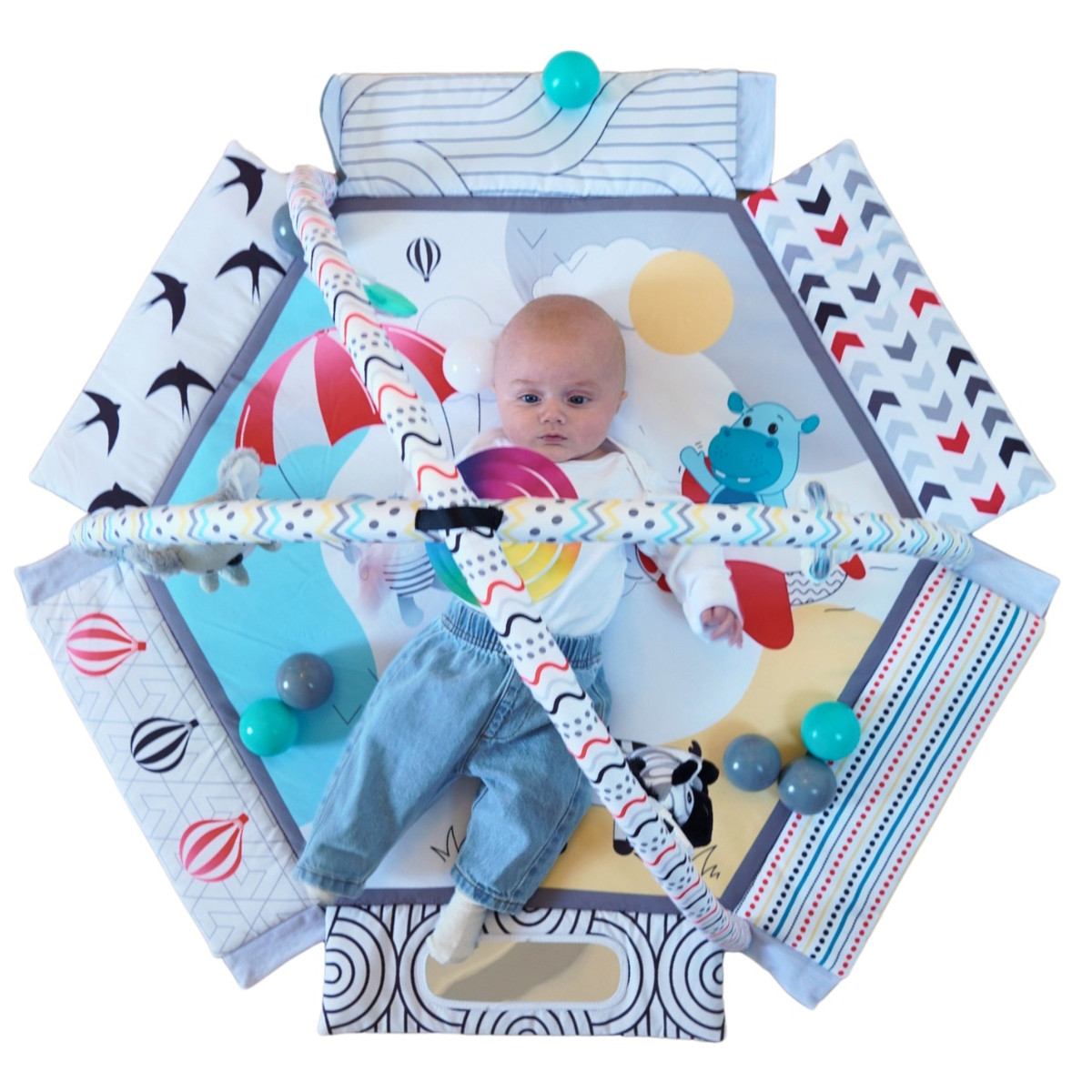Bo Jungle Midnight Expedition Play Gym Speelkleed/Ballenbak