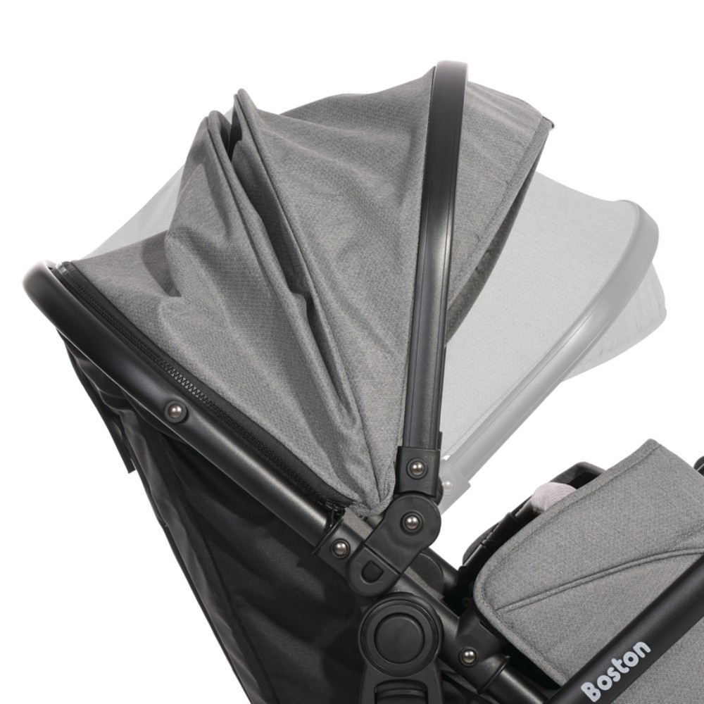 Lorelli Boston Lemon Curry 3-in-1 Kinderwagen met Spirit Autostoel